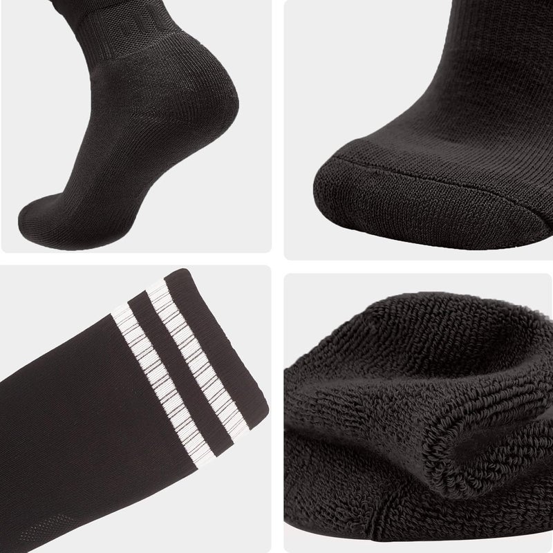 EDCYF Kids Baseball or Softball Socks and Belt Combo Set Softball Knee Socks High Tube Soccer Socks for Youth Boys Girls - Image 4